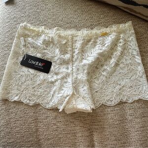 Women's Lace Panties - Cream